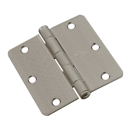 National Hardware National Hardware 3-1/2 in. L Satin Nickel Door Hinge 1 pk N830-245